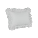 400TC Sateen Solid Cotton Ruffle Pillow Sham