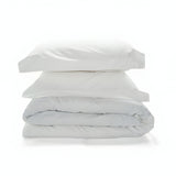 300TC Sateen Solid Organic Cotton Duvet Cover Set