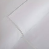 400TC Cotton Single Embroidery Sateen Solid Duvet Cover Set
