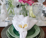 White Hemstitched Napkins - 20 inch