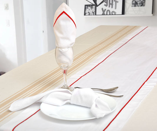 Cotton Table Runners - Embroidery Table Runner