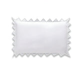 Ashley 400TC Cotton Traingle Embroidery Sateen Solid Pillow Sham