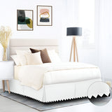 Ashley 400TC Sateen Cotton Traingle Embroidery Tailored Bed Skirt