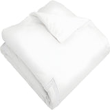 400TC Cotton Triple Embroidery Sateen Solid Duvet Cover Set