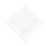 Triple Embroidery Border Cotton Napkins (Set of 4)