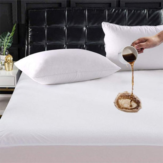 Zippered Closure Terry Cloth Cotton Pillow Protector