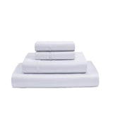 400TC Luxurious Triple Embroidery Sateen Solid Cotton Sheet Set