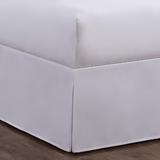 400TC Sateen Solid Cotton Wrap Around Tailored Bed Skirt