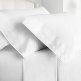400TC Embroidery Cotton Sateen Solid Top Sheet