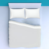 400TC Border Frame Cotton Sateen Pillowcases (Set Of 2)