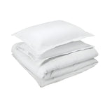 400TC Cotton Luxurious Double Embroidery Sateen Solid Duvet Cover Set
