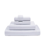400TC Luxurious Single Embroidery Sateen Solid Cotton Sheet Set