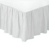 400TC Sateen Solid Cotton Gathered Bed Skirt