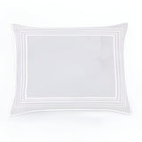Smart Border 400TC Cotton Embroidery Sateen Solid Pillow Sham