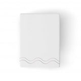 Double Wavy Embroidered Cotton Bath Towels (Set of 2)