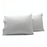300TC Sateen Cotton Stripe Pillowcases (Set Of 2)
