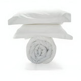 400TC Cotton Sateen Solid Duvet Cover Set