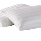 300TC Sateen Cotton Stripe Pillowcases (Set Of 2)