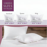 400TC Sateen Cotton Stripe Zippered Pillowcases (Set Of 2)