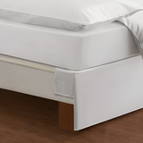 400TC Sateen Solid Cotton Wrap Around Tailored Bed Skirt