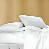 400TC Microcheck Duvet Cover Set