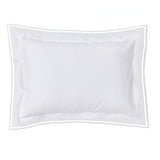 400TC Embroidery Cotton Sateen Solid Duvet Cover Set