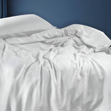 400TC Microcheck Duvet Cover Set