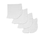 White Ruffle Napkins