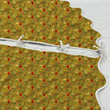 Printed Scalloped Christmas Tree Skirt