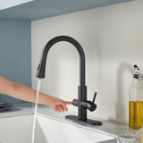 ANZZI Sunset 4-in-1 Faucet: Cold, Filtered, Instant Hot & Boiling Water Dispenser, Pull-Out Sprayer, Digital Tank Control, ETL Certified