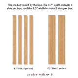 Wood Slat Room Divider