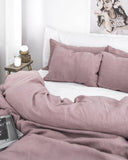 Woodrose wide medium weight linen fabric
