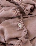 Woodrose linen sheet set (4 pcs)