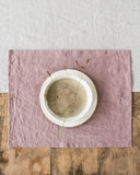 Woodrose linen placemat set of 2