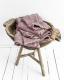 Woodrose waffle towel set (3 pcs)