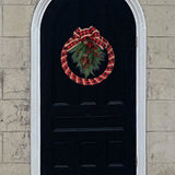 18 Inch Buffalo Check Homespun Christmas Wreath