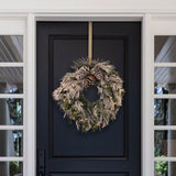 24 Inch Snowfall Creek Pre-lit Christmas Wreath