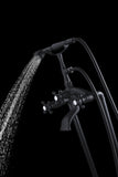Suni 3-Handle Claw Foot Tub Faucet with Hand Shower