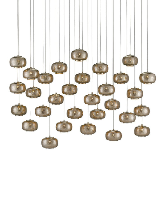 Pepper 30-Light Linear Multi-Drop Pendant