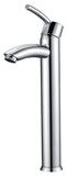 ANZZI Quartet Series Single Handle High Arc Vessel Sink Faucet, 1.2 GPM, Various Finishes