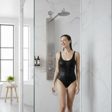 Beverly Series 43 in. 3-Jetted Shower Tower with Heavy Rain Shower and Body Jets and Spray Wand
