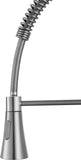 ANZZI Carriage Elegant Kitchen Faucet, Single Handle Control, High-Arc Spout (7.09" H), 1.8 GPM WaterSense Certified, Rhino Alloy Solid Brass, Various Finishes
