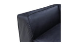 Form Classic L-Shaped Modular Sectional Vantage Black Leather
