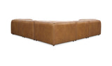 Form Classic L-Shaped Modular Sectional Sonoran Tan Leather