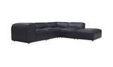 Form Dream Modular Sectional Vantage Black Leather