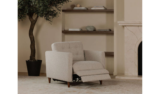 Bridgers Power Recliner Chair Warm Grey