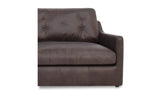 Thurlow Corner Modular Sectional Espresso Brown Leather