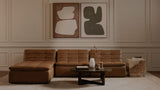 Lino Ottoman Tan Leather