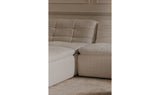 Lino Lounge Modular Sectional Textured Oat