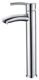 ANZZI Quartet Series Single Handle High Arc Vessel Sink Faucet, 1.2 GPM, Various Finishes